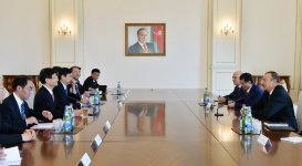 Президент Ильхам Алиев: Азербайджан заинтересован в участии большего количества китайских компаний в экономике страны