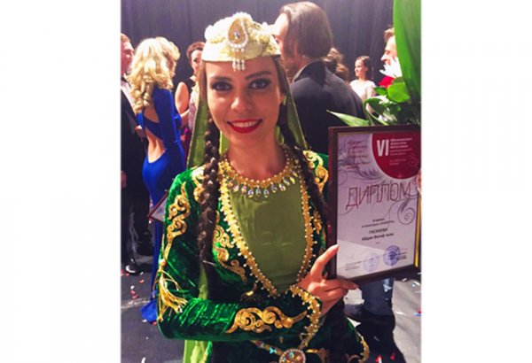 Успех азербайджанской артистки на международном конкурсе