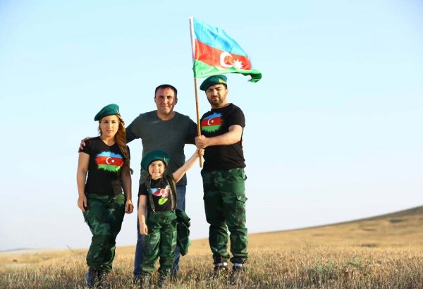 5-летняя Нурай Рахман о храбрых азербайджанских военнослужащих (ВИДЕО, ФОТО)