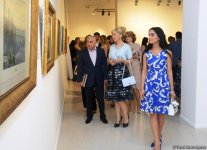 В Музее современного искусства состоялось торжественное открытие выставки выдающегося художника Гусейна Алиева "Пейзажи" (ФОТО)