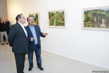 В Музее современного искусства состоялось торжественное открытие выставки выдающегося художника Гусейна Алиева "Пейзажи" (ФОТО)