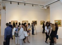 В Музее современного искусства состоялось торжественное открытие выставки выдающегося художника Гусейна Алиева "Пейзажи" (ФОТО)