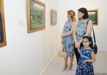 В Музее современного искусства состоялось торжественное открытие выставки выдающегося художника Гусейна Алиева "Пейзажи" (ФОТО)