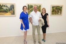 В Музее современного искусства состоялось торжественное открытие выставки выдающегося художника Гусейна Алиева "Пейзажи" (ФОТО)