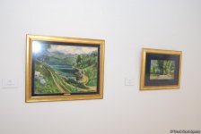 В Музее современного искусства состоялось торжественное открытие выставки выдающегося художника Гусейна Алиева "Пейзажи" (ФОТО)