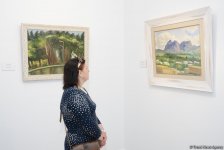 В Музее современного искусства состоялось торжественное открытие выставки выдающегося художника Гусейна Алиева "Пейзажи" (ФОТО)