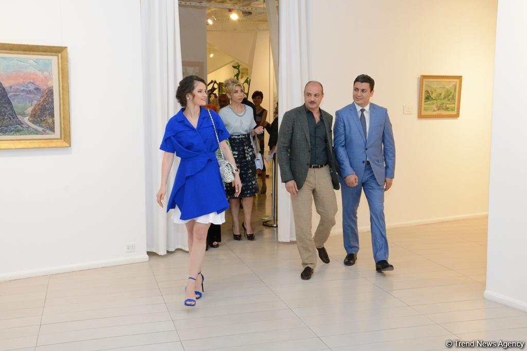 В Музее современного искусства состоялось торжественное открытие выставки выдающегося художника Гусейна Алиева "Пейзажи" (ФОТО)