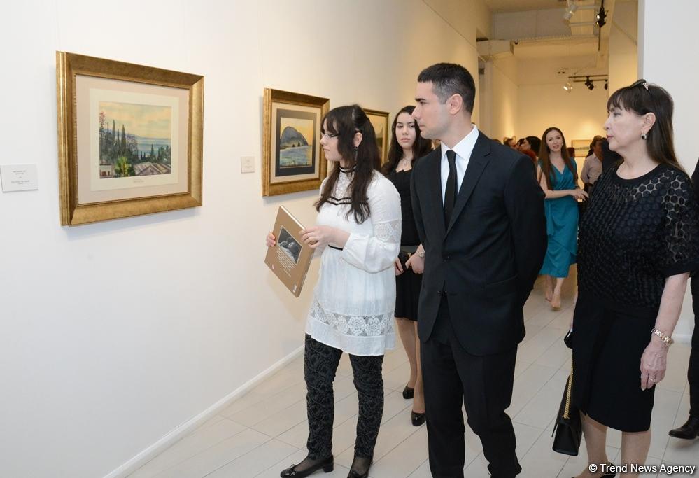 В Музее современного искусства состоялось торжественное открытие выставки выдающегося художника Гусейна Алиева "Пейзажи" (ФОТО)