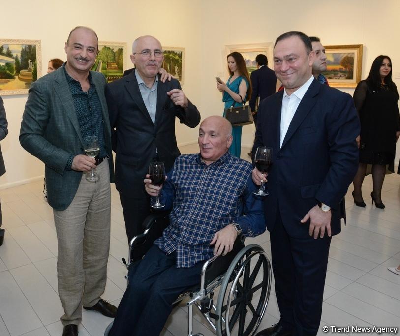 В Музее современного искусства состоялось торжественное открытие выставки выдающегося художника Гусейна Алиева "Пейзажи" (ФОТО)
