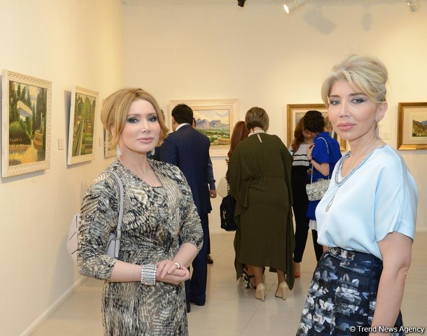 В Музее современного искусства состоялось торжественное открытие выставки выдающегося художника Гусейна Алиева "Пейзажи" (ФОТО)