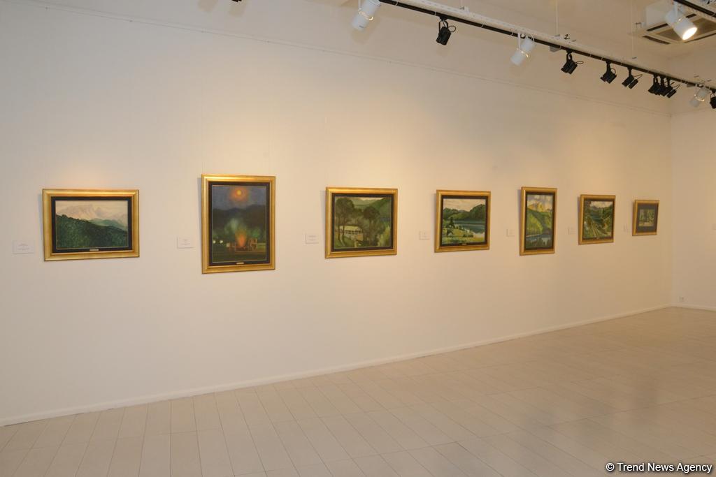 В Музее современного искусства состоялось торжественное открытие выставки выдающегося художника Гусейна Алиева "Пейзажи" (ФОТО)