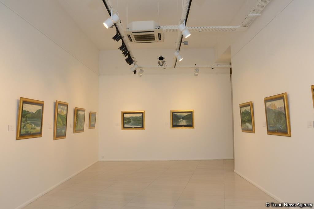 В Музее современного искусства состоялось торжественное открытие выставки выдающегося художника Гусейна Алиева "Пейзажи" (ФОТО)