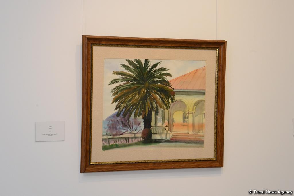 В Музее современного искусства состоялось торжественное открытие выставки выдающегося художника Гусейна Алиева "Пейзажи" (ФОТО)