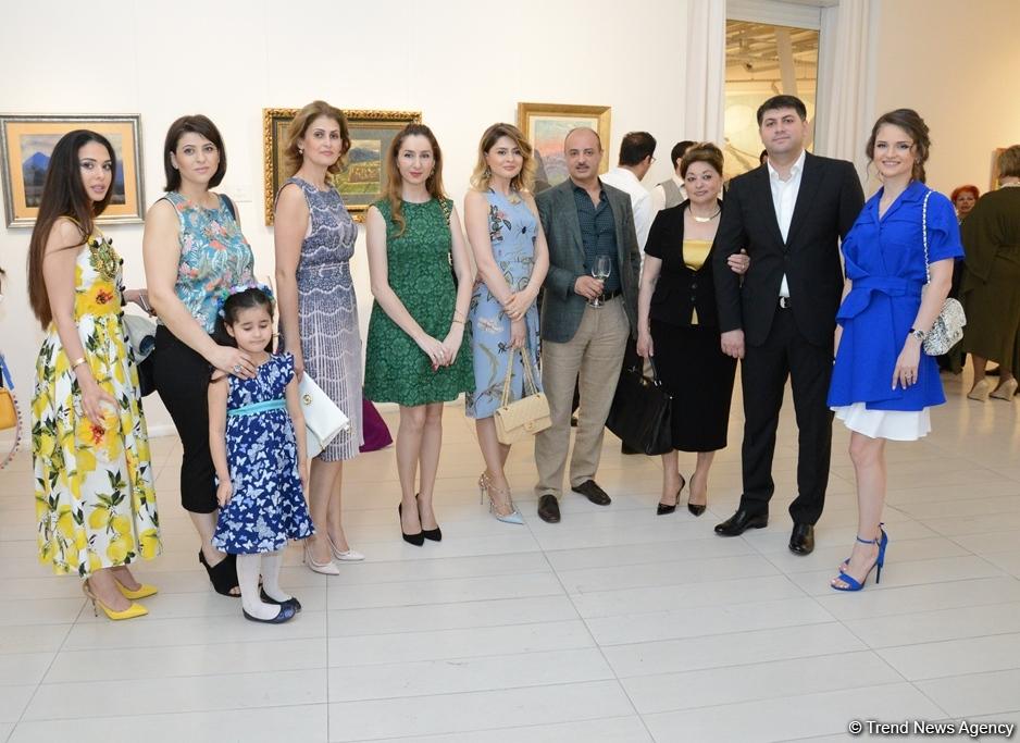 В Музее современного искусства состоялось торжественное открытие выставки выдающегося художника Гусейна Алиева "Пейзажи" (ФОТО)