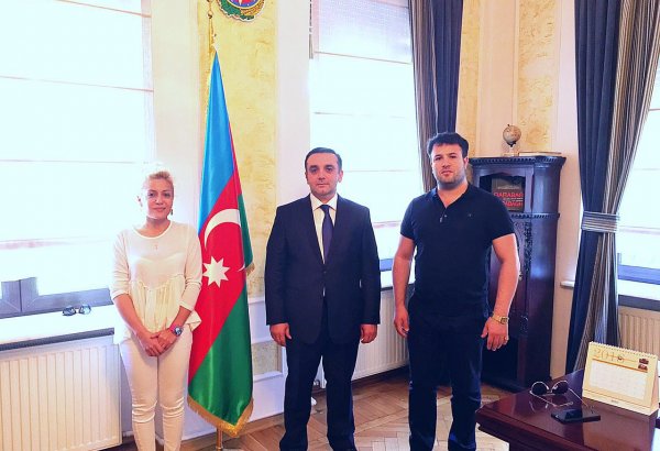 Эльнур Мамедов и Саида Султан удостоены почетных дипломов в Грузии (ВИДЕО, ФОТО)