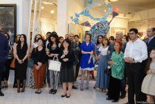 В Музее современного искусства состоялось торжественное открытие выставки выдающегося художника Гусейна Алиева "Пейзажи" (ФОТО)