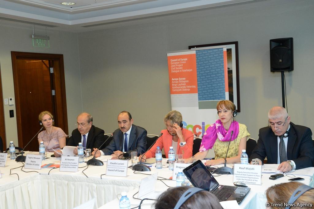 Али Гасанов: Азербайджан выступает  в роли самого большого донора для институтов гражданского общества (ФОТО)