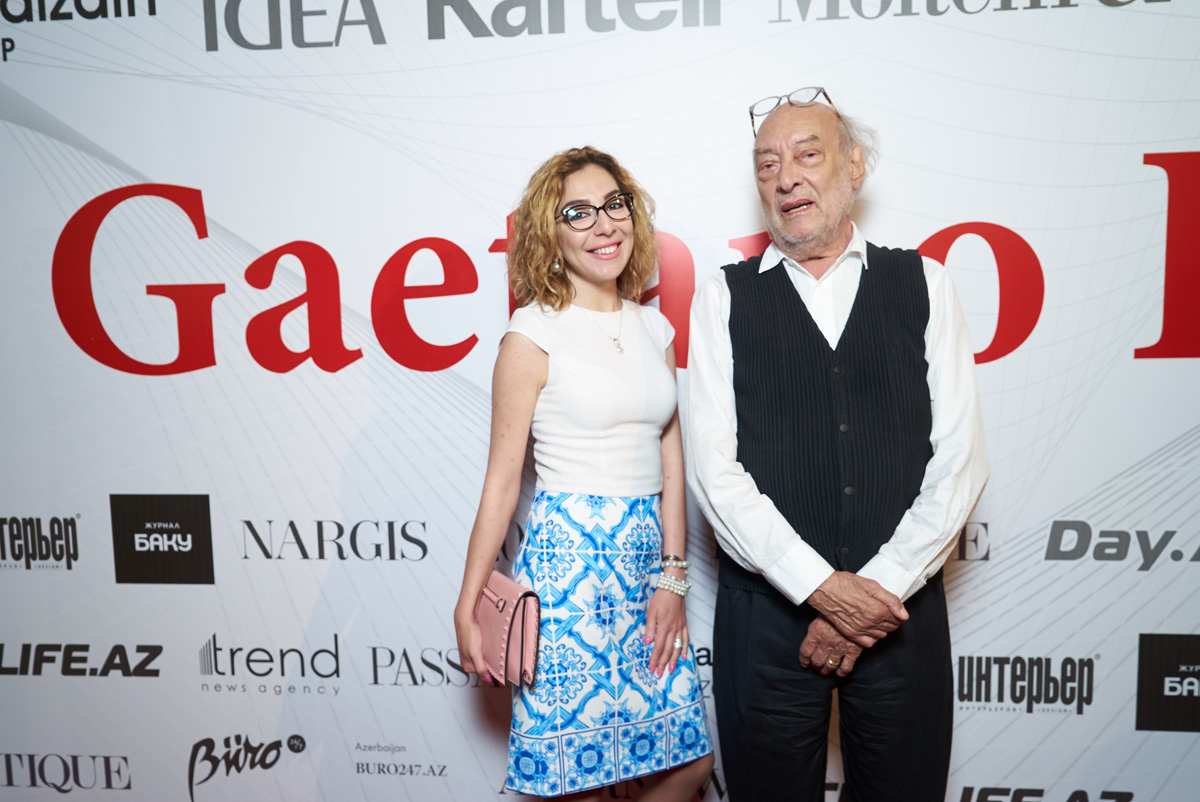 Всемирно известный дизайнер Гаэтано Пеше раскрыл бакинцам секреты успеха (ФОТО)