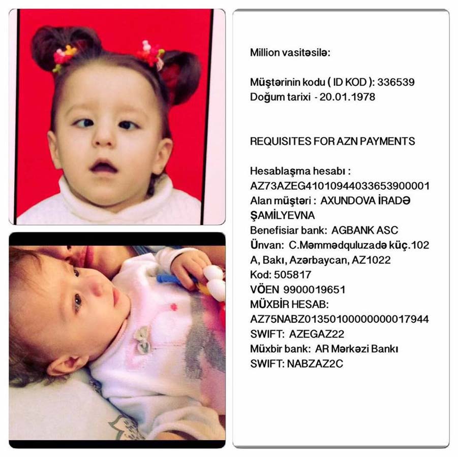 Время творить добро!  Подари Хаджар здоровье!  (ФОТО)