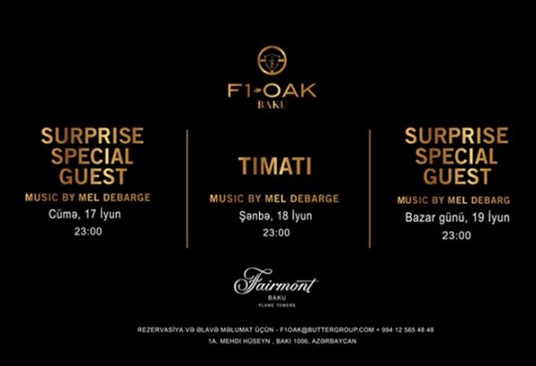 В Баку откроется всемирно известный роскошный клуб 1 OAK