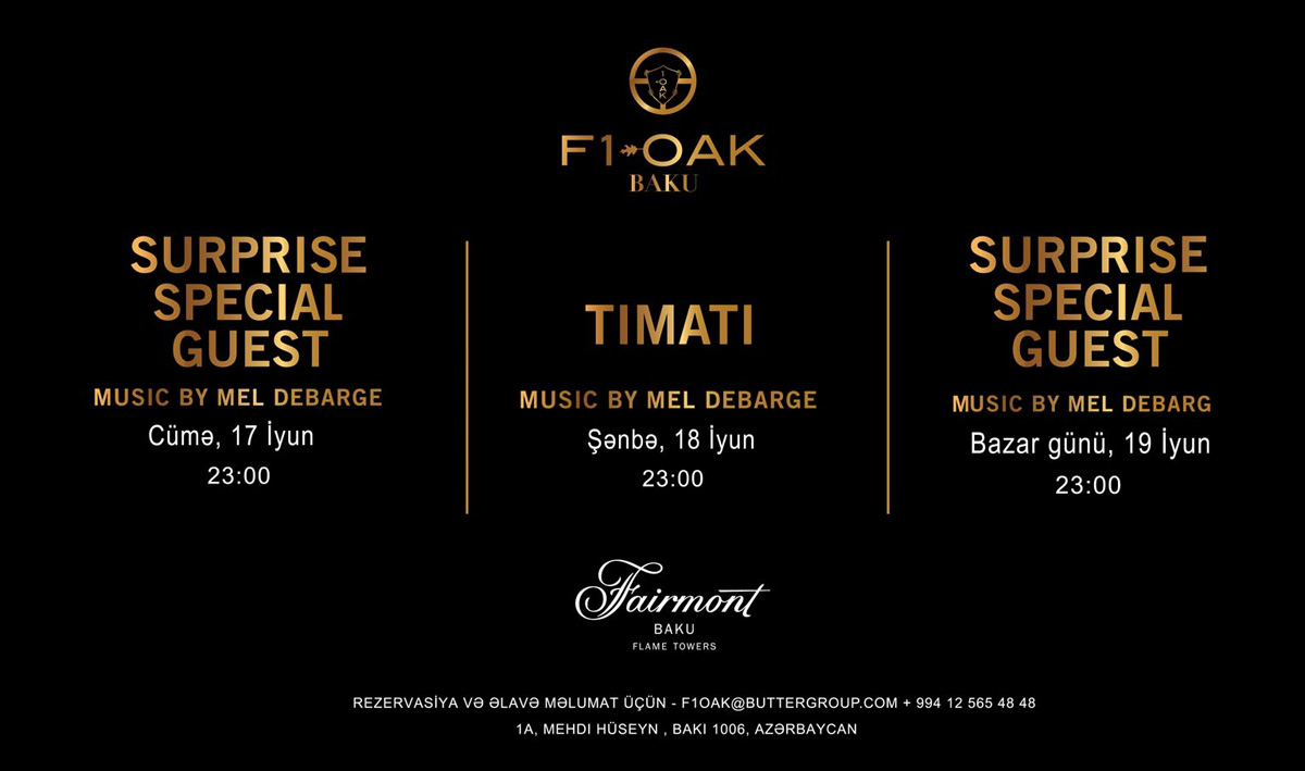 В Баку откроется всемирно известный роскошный клуб 1 OAK