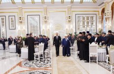 Президент Ильхам Алиев принял участие в ифтаре по случаю священного месяца Рамазан (ФОТО)