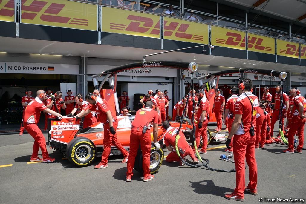 Команды "Формулы 1" начнут прибывать в Баку с 23 апреля