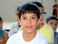 В Баку прошла встреча юных гимнастов с олимпийскими чемпионками (ФОТО)