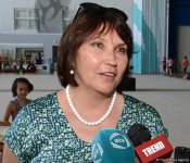 В Баку прошла встреча юных гимнастов с олимпийскими чемпионками (ФОТО)