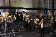 Тарелка суеверия азербайджанских кинематографистов и актеров (ВИДЕО,ФОТО)