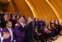 Президент Ильхам Алиев принял участие в проводах азербайджанской делегации на XXXI Летние Олимпийские игры (ФОТО)