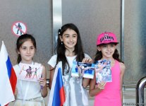 На финал Кубка мира по художественной гимнастике в Баку прилетели чемпионки мира (ФОТОРЕПОРТАЖ)