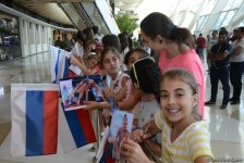 На финал Кубка мира по художественной гимнастике в Баку прилетели чемпионки мира (ФОТОРЕПОРТАЖ)