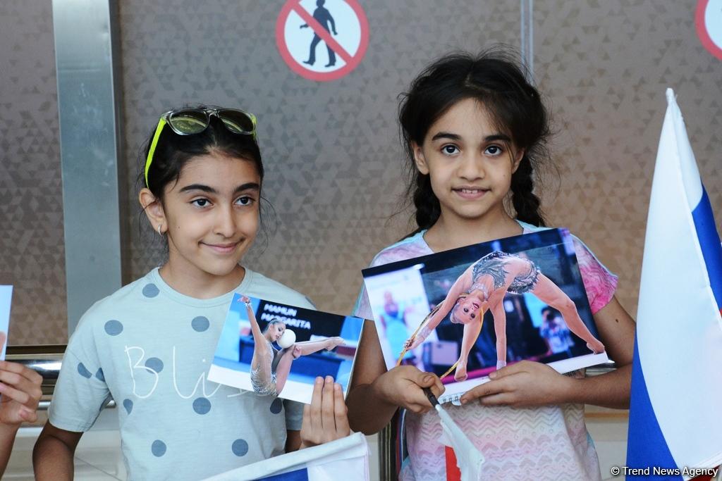 На финал Кубка мира по художественной гимнастике в Баку прилетели чемпионки мира (ФОТОРЕПОРТАЖ)