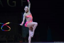 Стартовал второй день соревнований Кубка мира по художественной гимнастике в Баку (ФОТО)