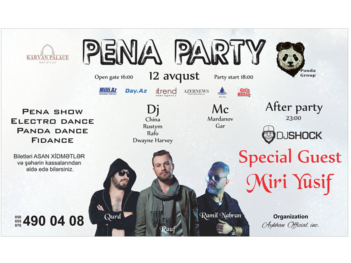 Pena Party в Баку: зажигательная вечеринка с участием звезд (ВИДЕО)