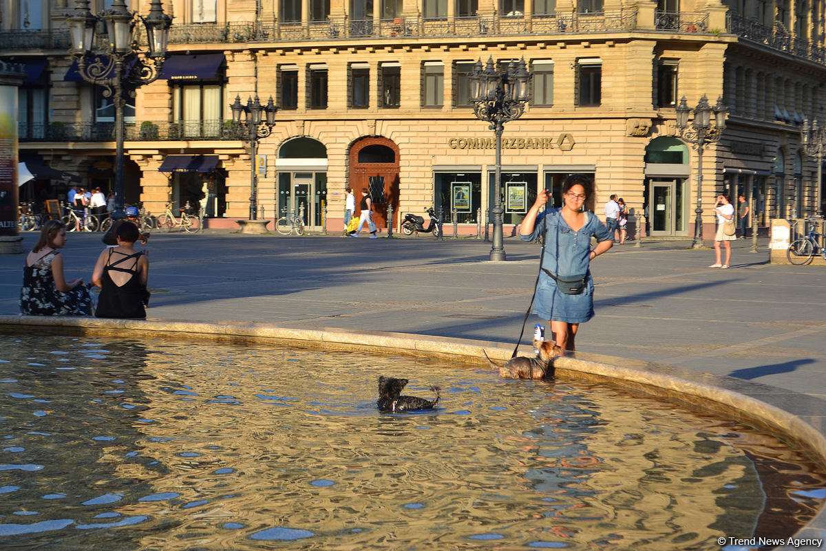 Путешествие в Европу: Жара - она и во Франкфурте жара (часть 1 - ФОТО)