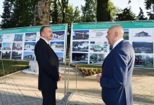 Президент Ильхам Алиев прибыл в Исмаиллинский район