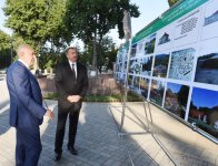 Президент Ильхам Алиев прибыл в Исмаиллинский район