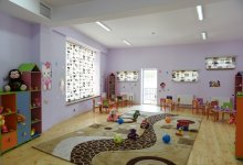 Президент Ильхам Алиев принял участие в открытии детского сада в Габале, построенного по инициативе Фонда Гейдара Алиева (ФОТО)