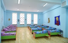 Президент Ильхам Алиев принял участие в открытии детского сада в Габале, построенного по инициативе Фонда Гейдара Алиева (ФОТО)