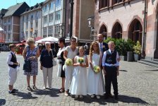 Путешествие в Европу: Молодожены Франкфурта на площади Рёмерберг (часть 2, ФОТО)