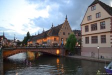 Путешествие в Европу: Вечерняя прогулка по "Маленькой Франции" Страсбурга (часть 3, ФОТО)