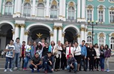 "Здравствуй, Россия!": поездка азербайджанских школьников в Санкт-Петербург  (ФОТО)