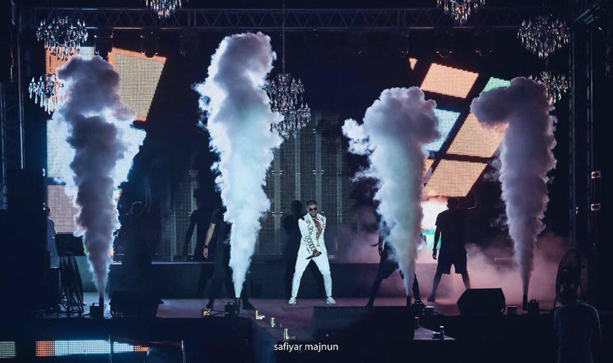 Летняя жара в Баку! Шоу с огнем и хрусталем Айгюн Кязымовой и Рагима Рагимли  (ФОТО)