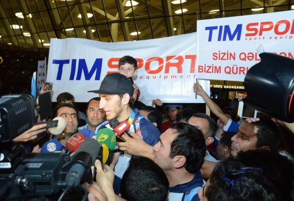 Олимпийский чемпион поздравил весь Азербайджан с золотой медалью