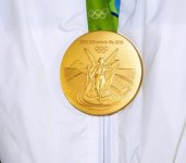 Азербайджанские олимпийцы посетили памятник Гейдара Алиева (ФОТО)