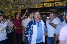 Олимпийская сборная Азербайджана вернулась на Родину (ФОТО)