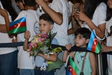 Олимпийская сборная Азербайджана вернулась на Родину (ФОТО)