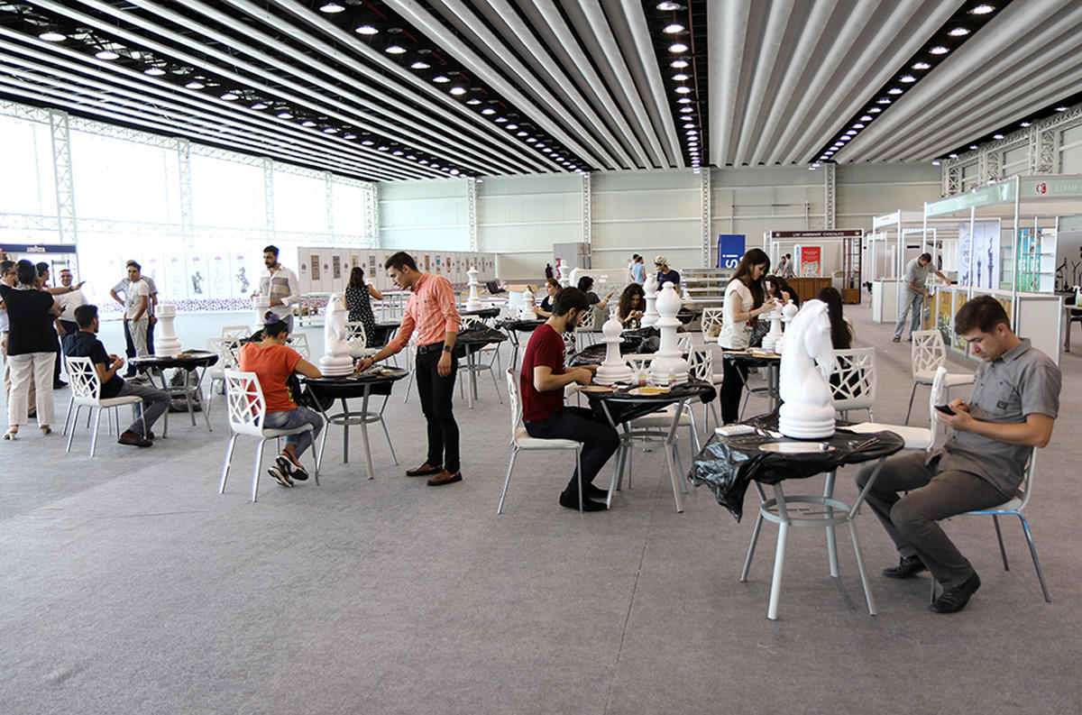 Креативные и красочные шахматные фигуры в Баку (ФОТО)